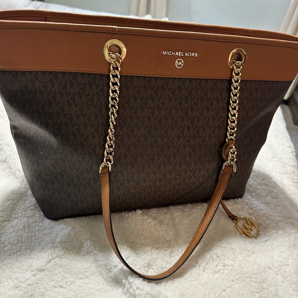 Michael Kors Brown Tote Bag